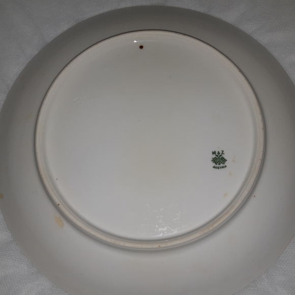 MZ Austria plate| Vtg| ca. 1886| 9/10 - Picture 3 of 5